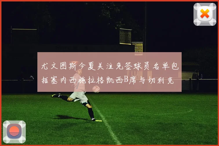 尤文图斯今夏关注免签球员名单包括塞内西施拉格凯西B席与切利克
