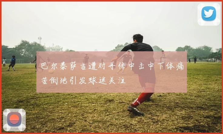 巴尔泰萨吉遭对手传中击中下体痛苦倒地引发球迷关注